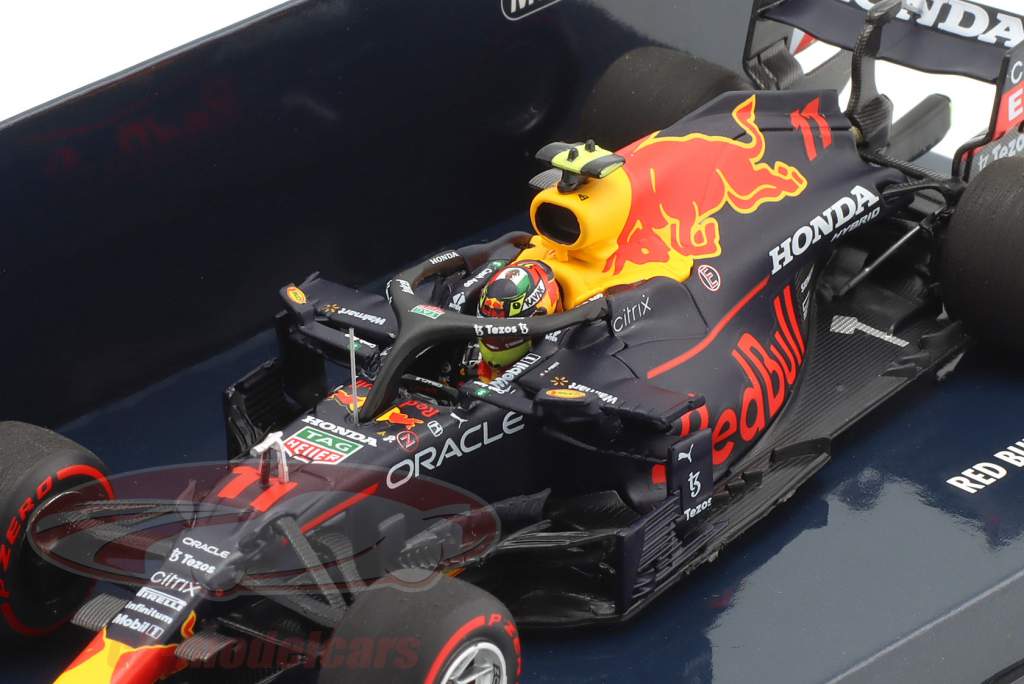 Sergio Perez Red Bull RB16B #11 gagnant Azerbaïdjan GP formule 1 2021 1:43 Minichamps