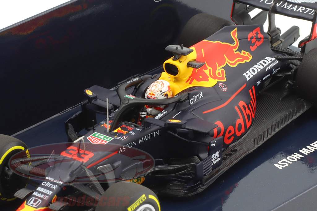 M. Verstappen Red Bull RB16 #33 ganador Abu Dhabi fórmula 1 2020 1:43 Minichamps