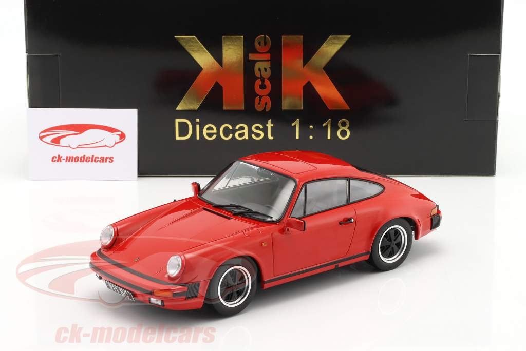 Porsche 911 SC Coupe Año de construcción 1983 rojo 1:18 KK-Scale