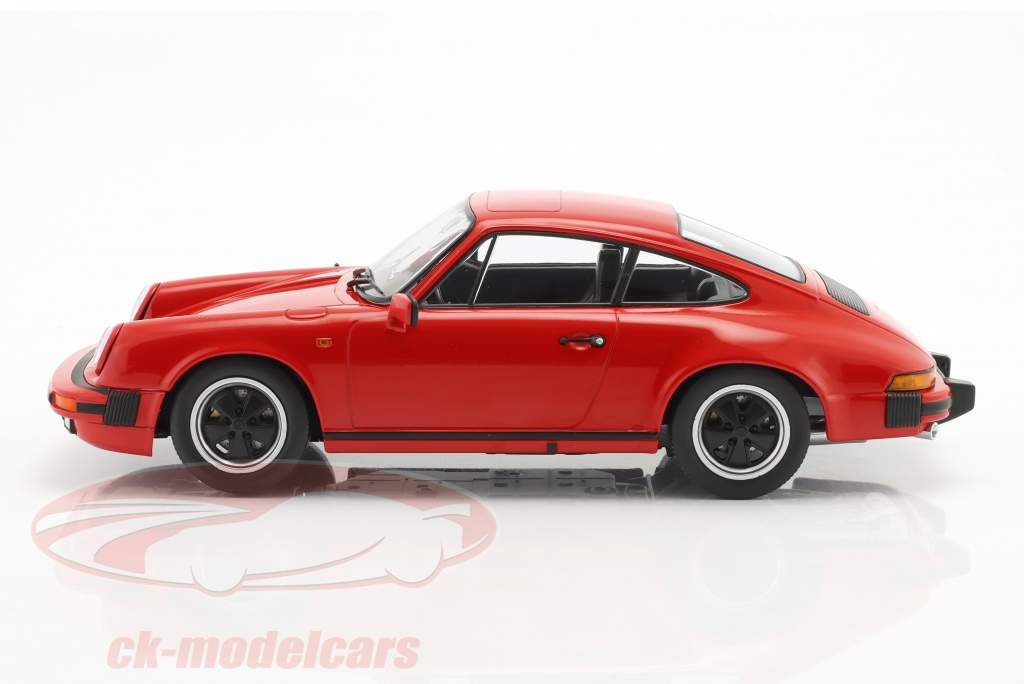 Porsche 911 SC Coupe year 1983 red 1:18 KK-Scale