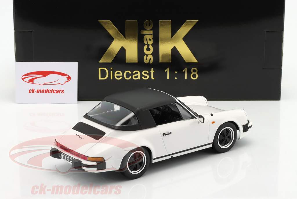 Porsche 911 SC Cabriolet Baujahr 1983 weiß 1:18 KK-Scale