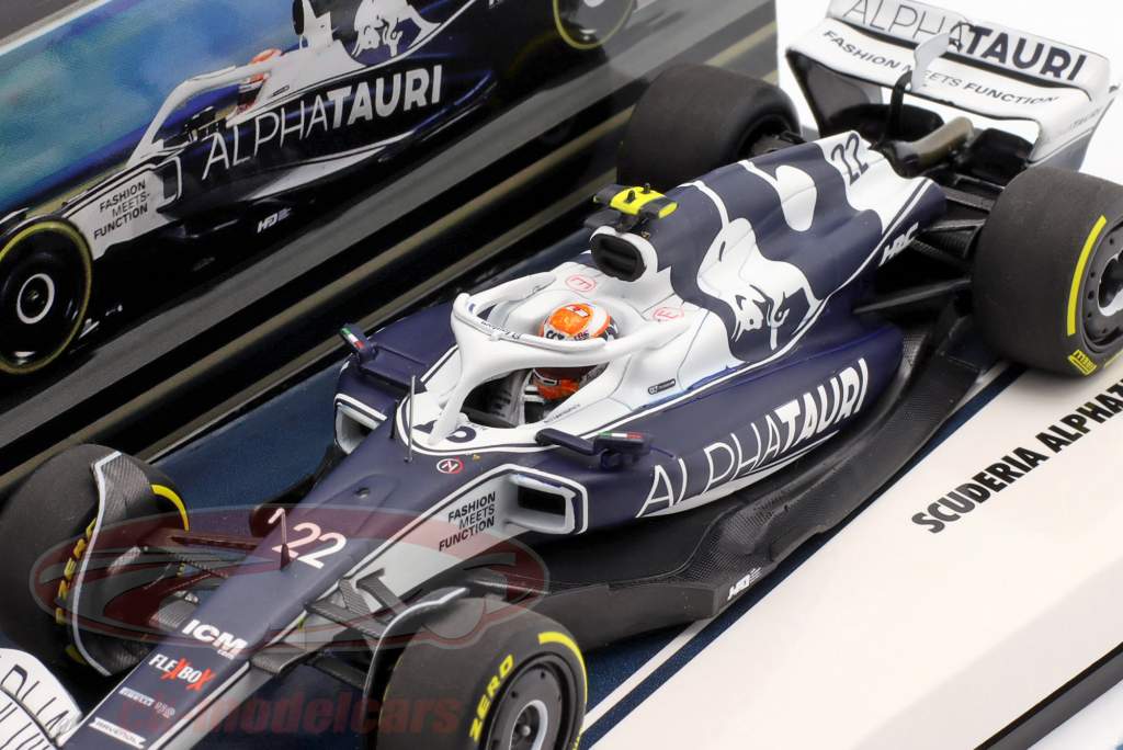 Yuki Tsunoda Alpha Tauri AT03 #22 8th Bahrain GP Formel 1 2022 1:43 Minichamps 