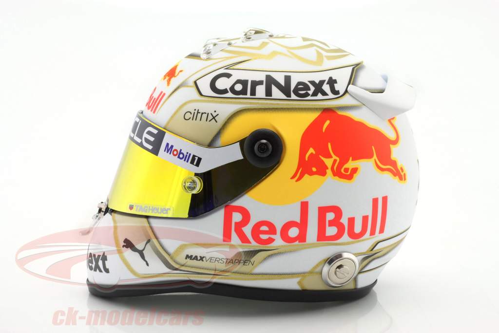 Max Verstappen #33 Oracle Red Bull Racing fórmula 1 2022 casco 1:2 Schuberth