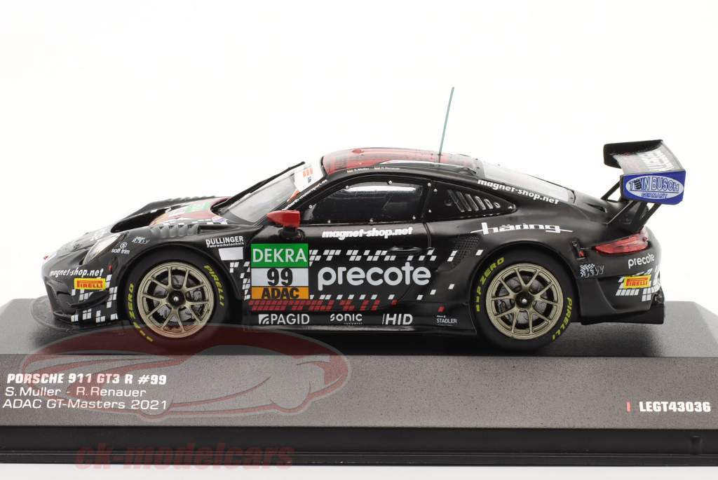 Porsche 911 GT3 R #99 ADAC GT Masters 2021 Precote Herberth Motorsport 1:43 Ixo