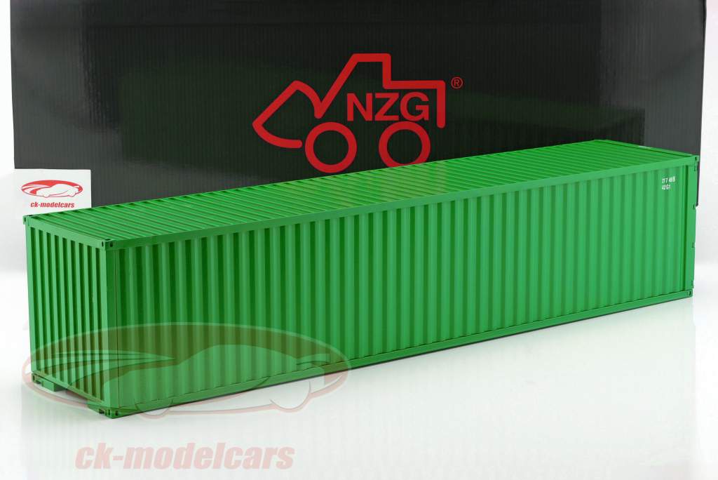 40 FT Sea Container green 1:18 NZG