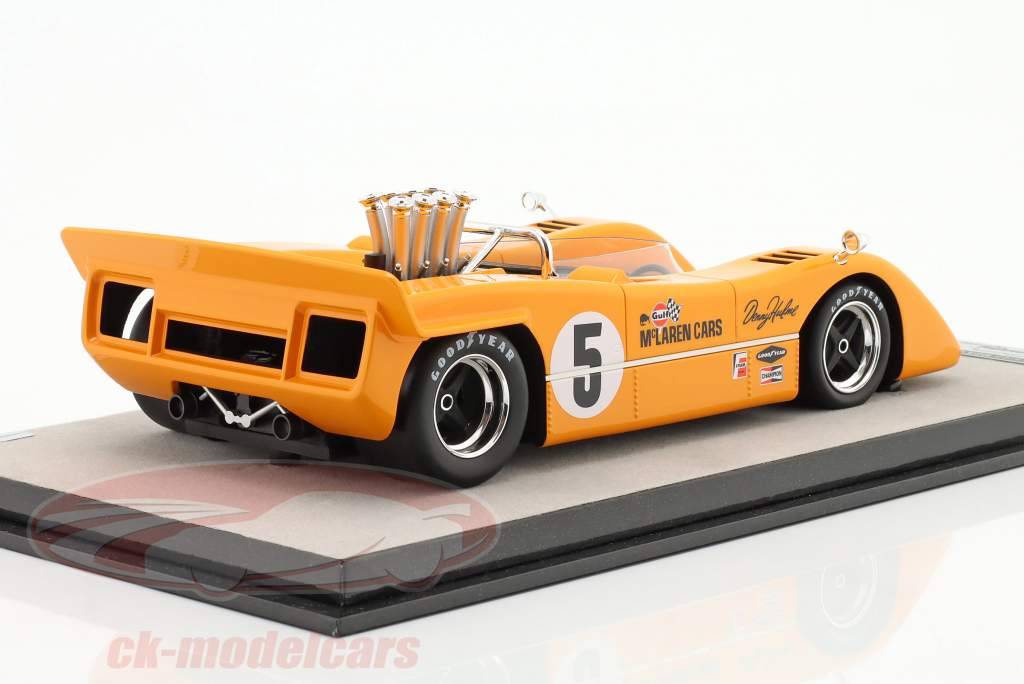 McLaren M8A #5 gagnant Road America Can-Am Champion 1968 D. Hulme 1:18 Tecnomodel