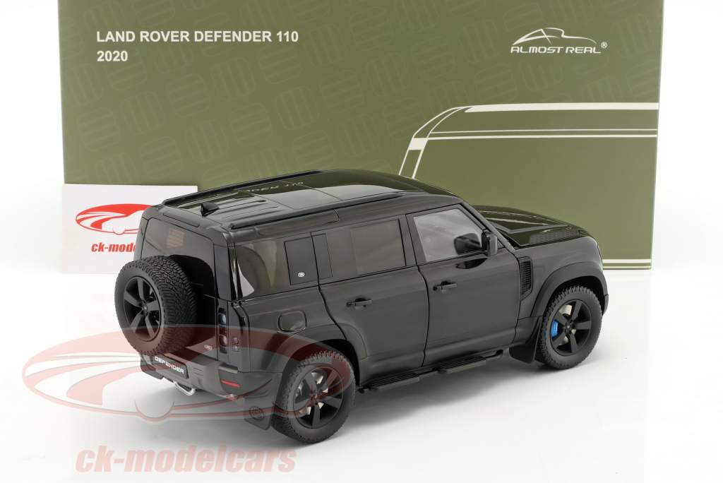 Land Rover Defender 110 year 2020 santorini black 1:18 Almost Real