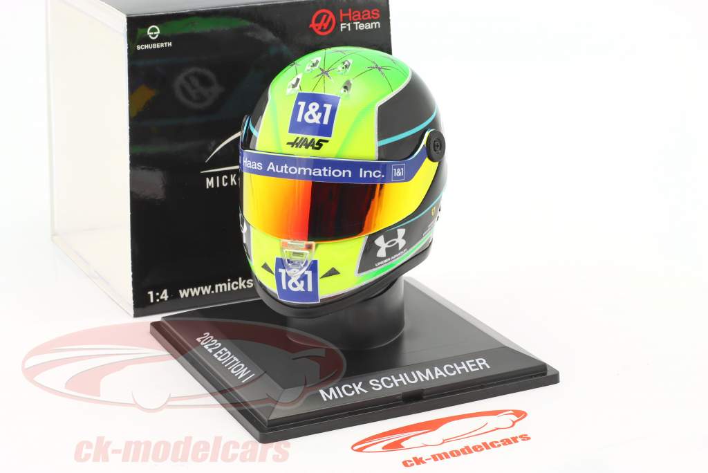 Mick Schumacher #47 Haas F1 Team formel 1 2022 hjelm 1:4 Schuberth