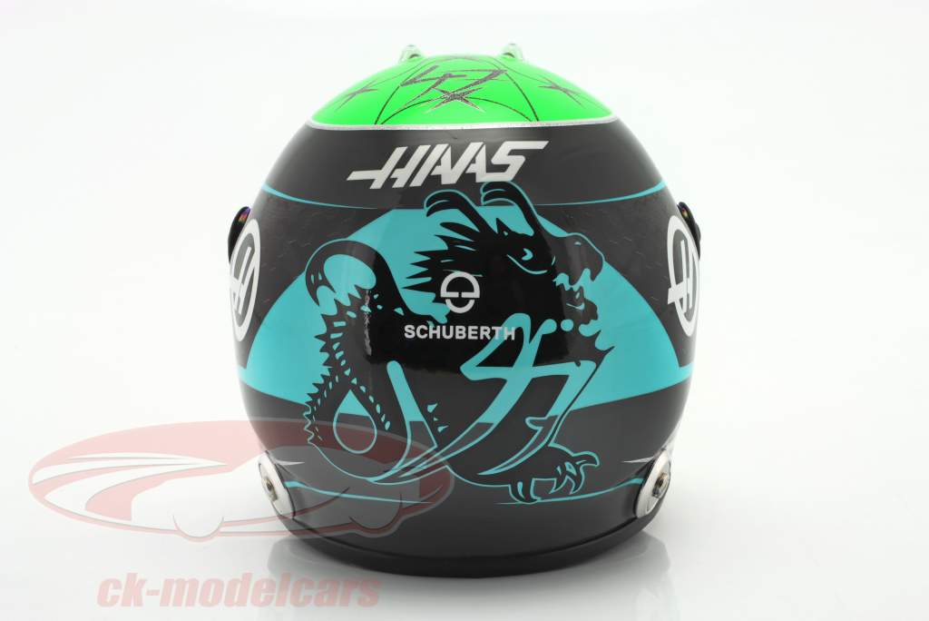 Mick Schumacher #47 Haas F1 Team formel 1 2022 hjelm 1:2 Schuberth