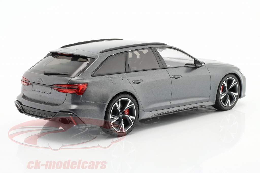 Audi RS 6 Avant (C8) year 2019 mat grey 1:18 Minichamps