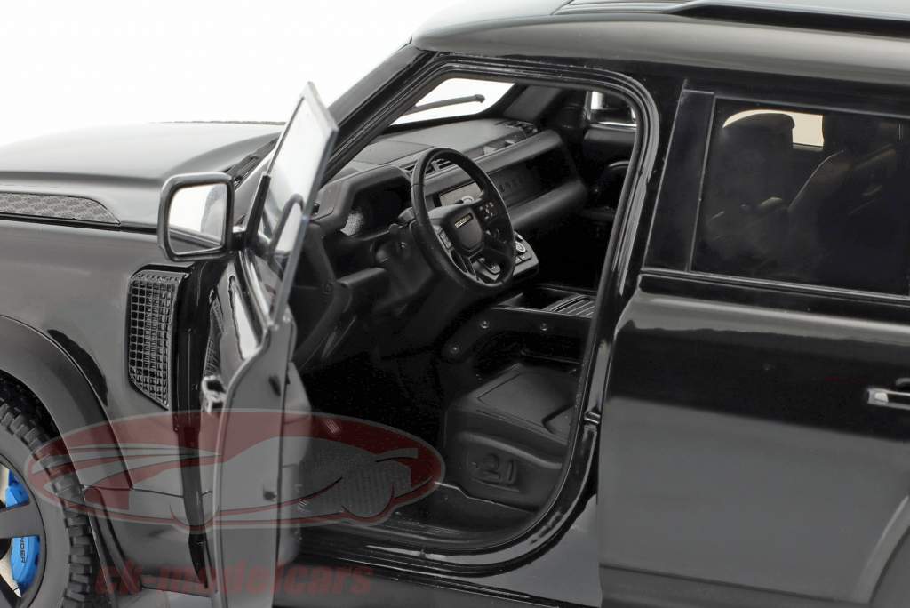 Land Rover Defender 110 Byggeår 2020 santorini sort 1:18 Almost Real