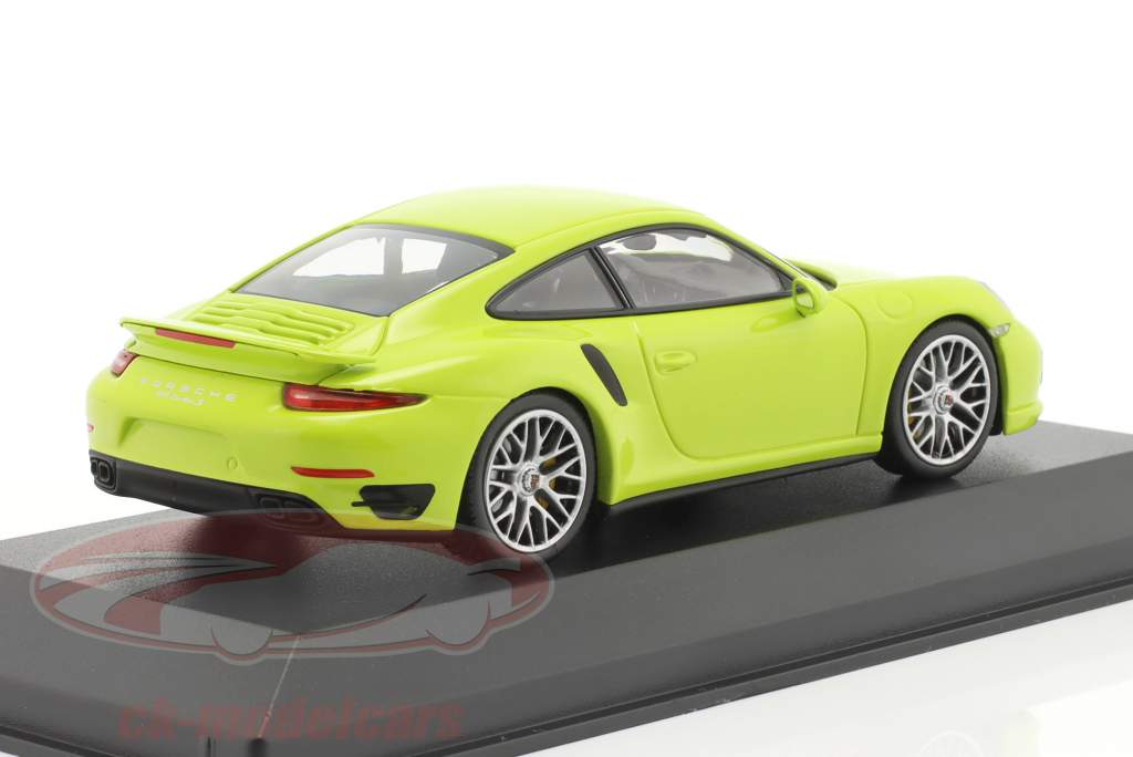 Porsche 911 (991) Turbo S light green 1:43 Minichamps