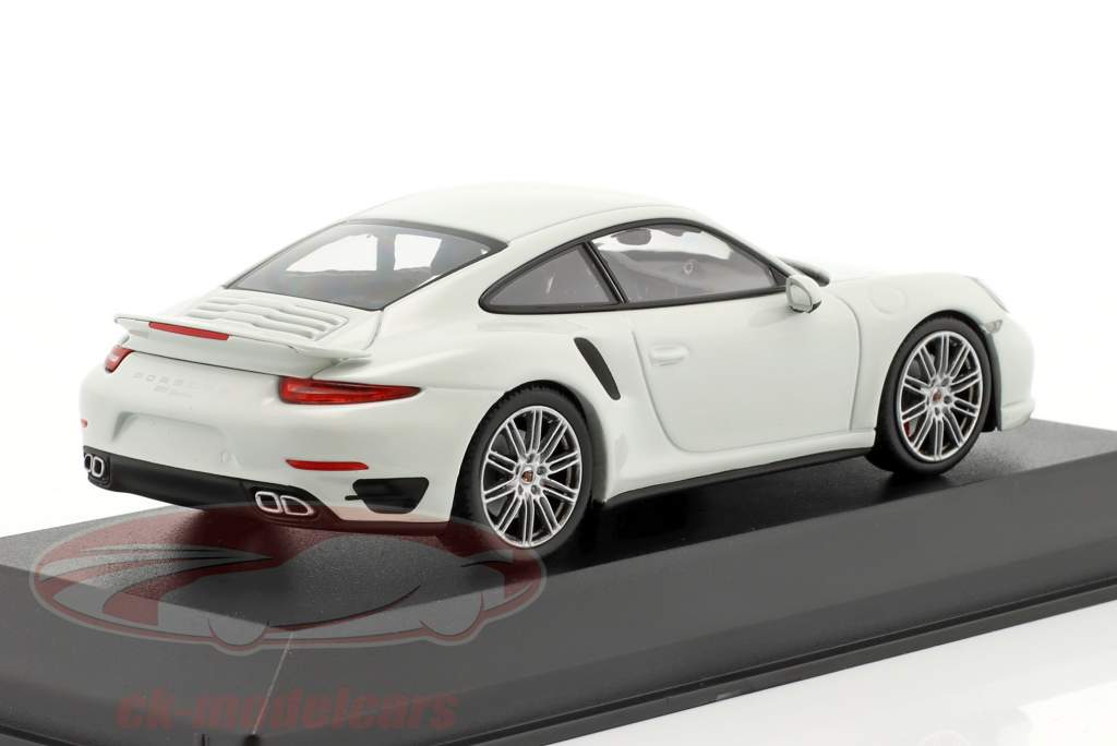 Porsche 911 (991) Turbo hvid 1:43 Minichamps