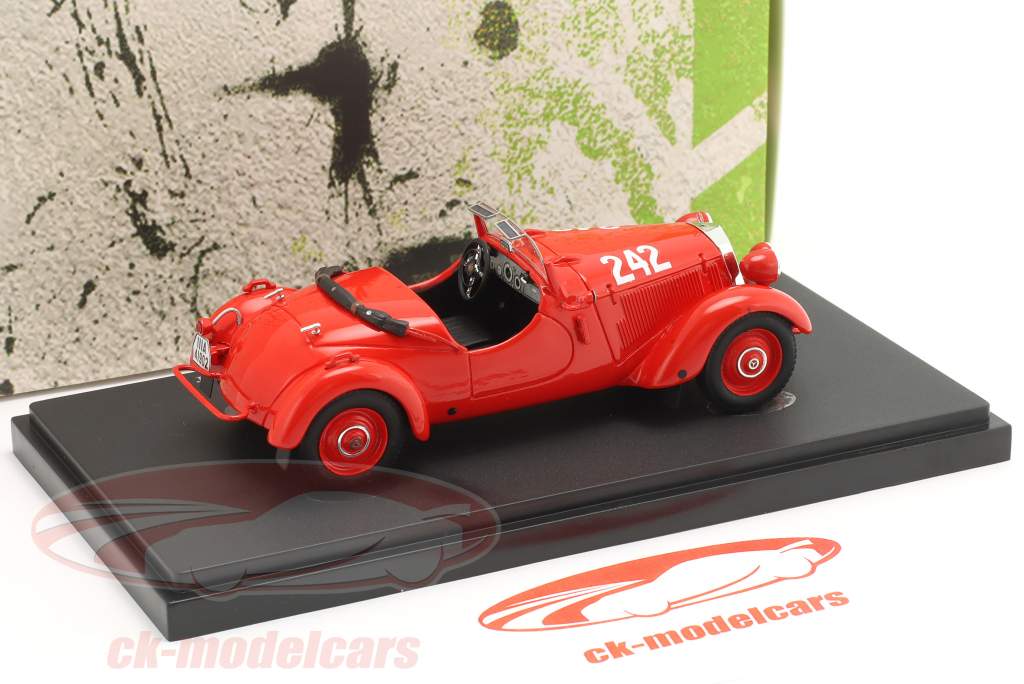 Mercedes-Benz 170 VS Roadster deportivo todoterreno #242 Año de construcción 1938 rojo 1:43 AutoCult