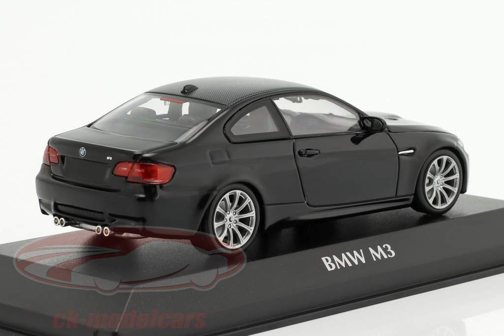 BMW M3 (E92) Construction year 2008 black 1:43 Minichamps