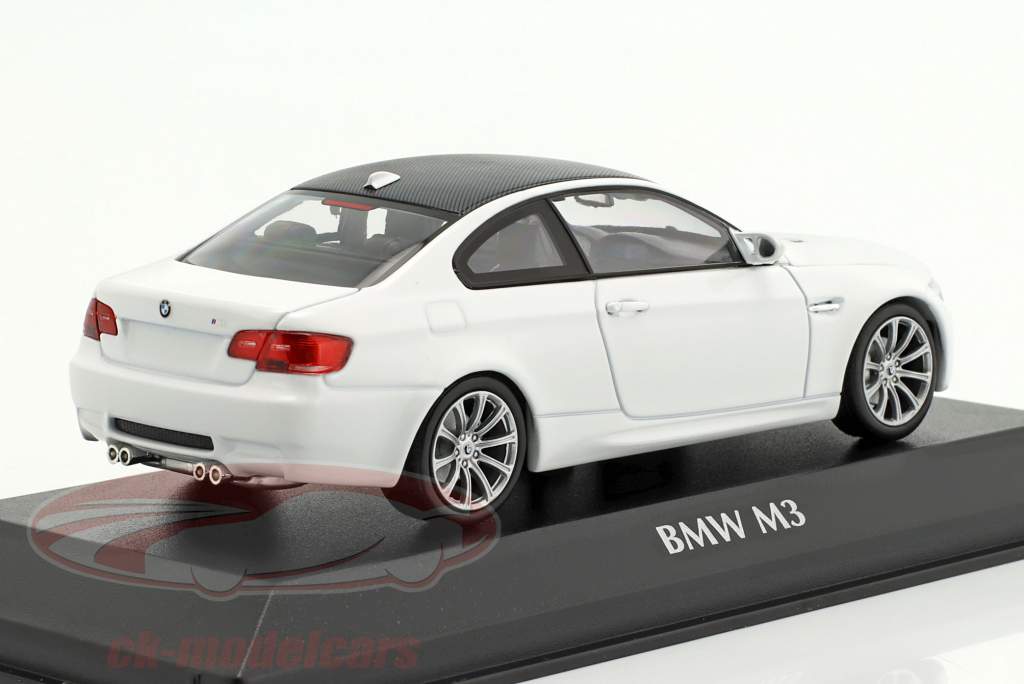 BMW M3 (E92) Año de construcción 2008 Blanco 1:43 Minichamps