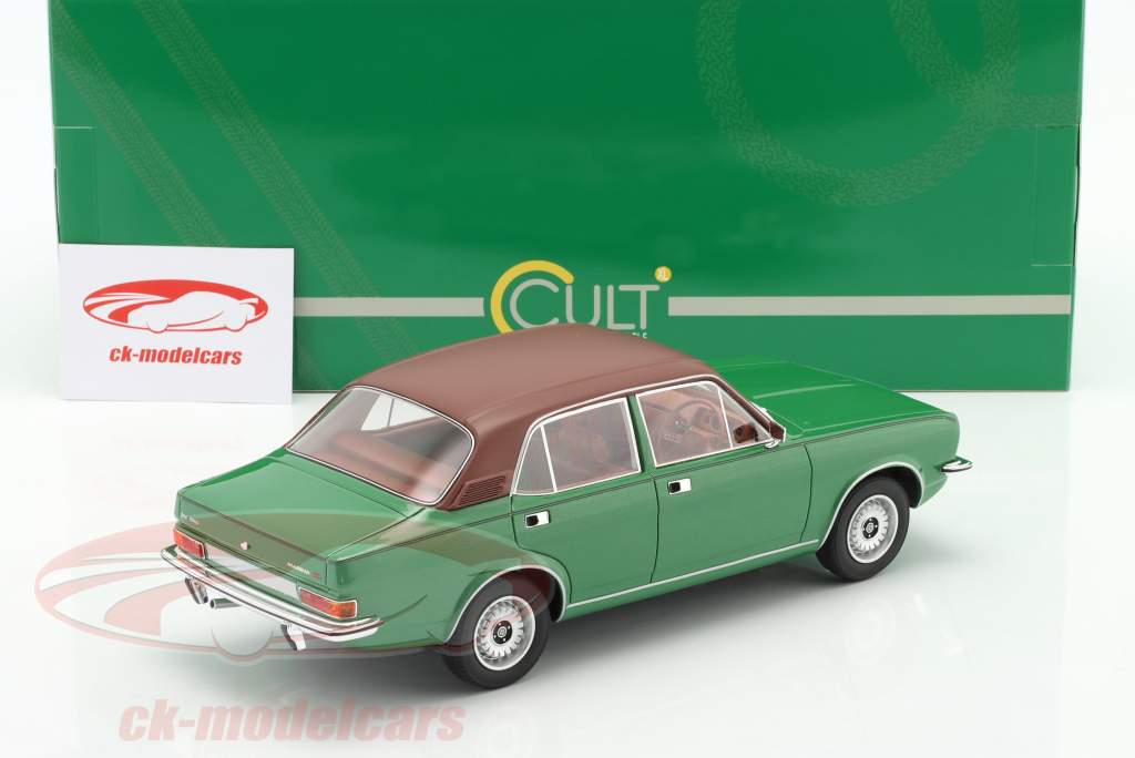 Morris Marina HL Saloon 1977-1979 verde metálico / marrón 1:18 Cult Scale
