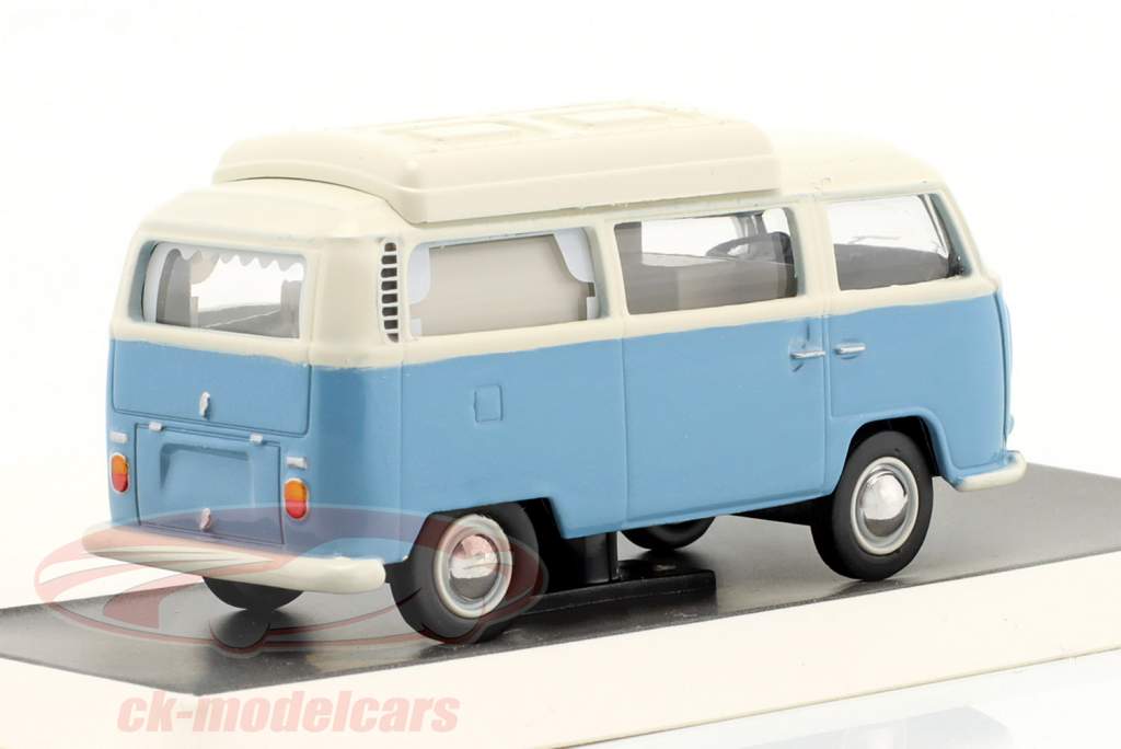 Volkswagen VW T2 Camper hellblau / weiß 1:64 Schuco