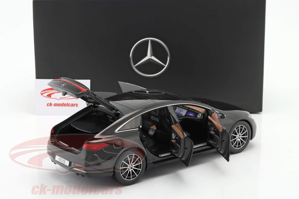 Mercedes-Benz EQS (V297) Année de construction 2022 noir obsidienne 1:18 NZG