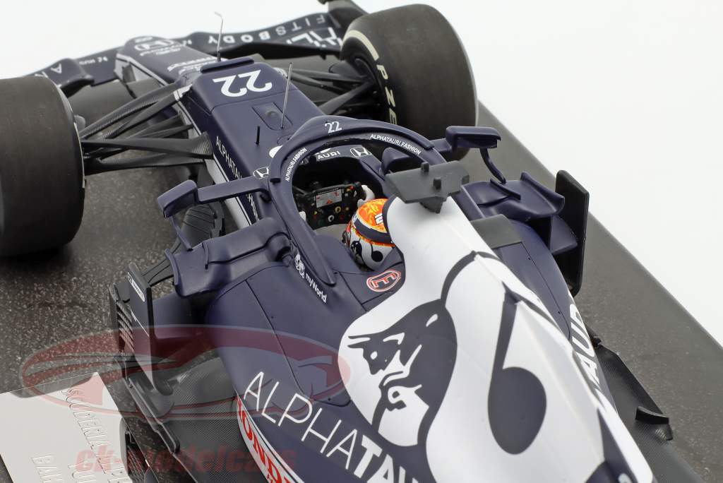 Yuki Tsunoda AlphaTauri AT02 #22 Bahrain GP 方式 1 2021 1:18 Minichamps