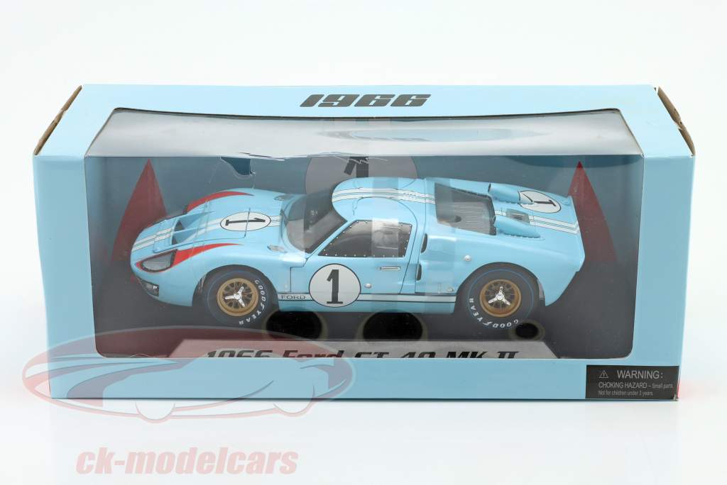 Ford GT40 MK II #1 24h LeMans 1966 Miles, Hulme 1:18 ShelbyCollectibles 2nd choice