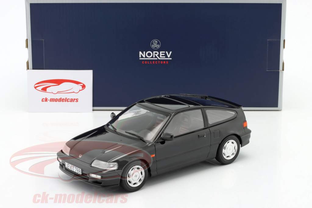 Honda CRX Año de construcción 1990 negro 1:18 Norev