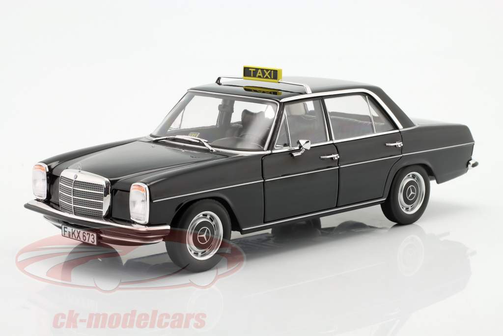 Mercedes-Benz 200 タクシー 建設年 1968 黒 1:18 Norev