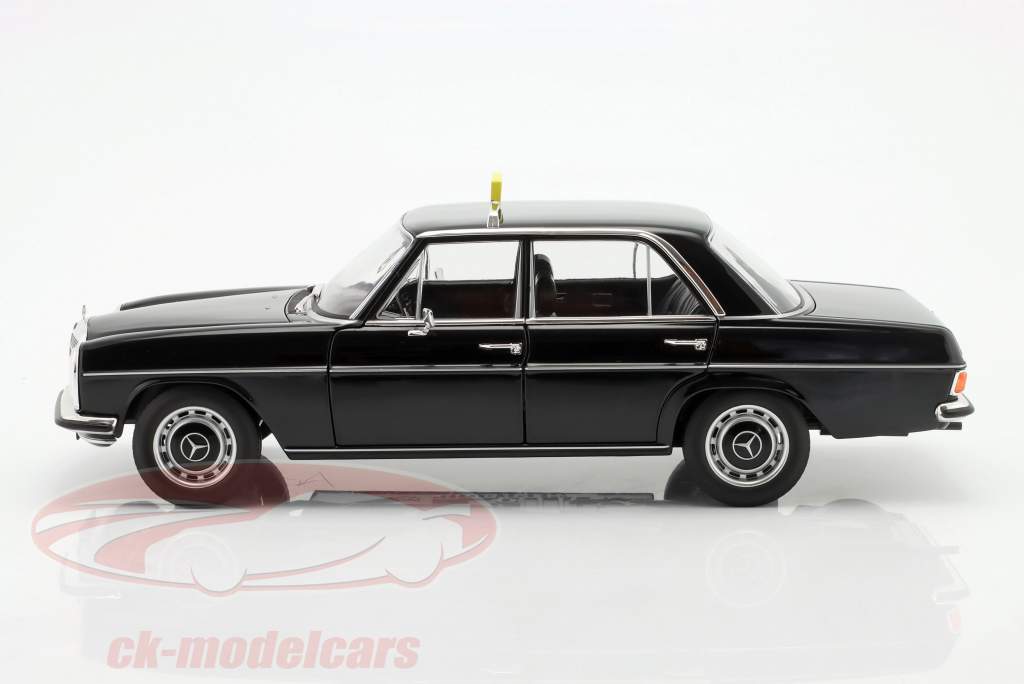 Mercedes-Benz 200 taxi Año de construcción 1968 negro 1:18 Norev