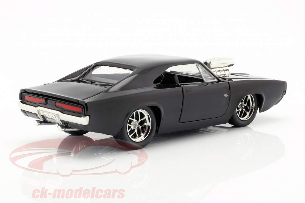 Dom's Dodge Charger R/T 1970 film Fast & Furious (2001) met figuur 1:24 Jada Toys