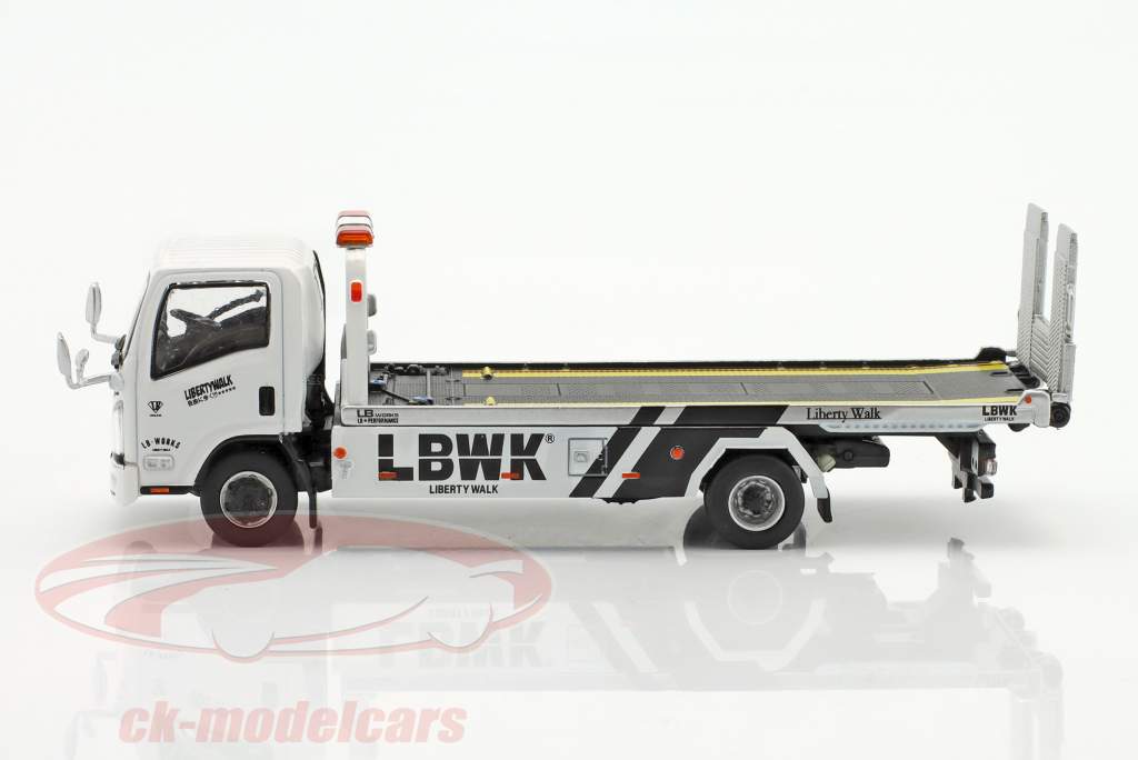 Isuzu N-Serie Fahrzeug Transporter RHD LBWK weiß 1:64 TrueScale