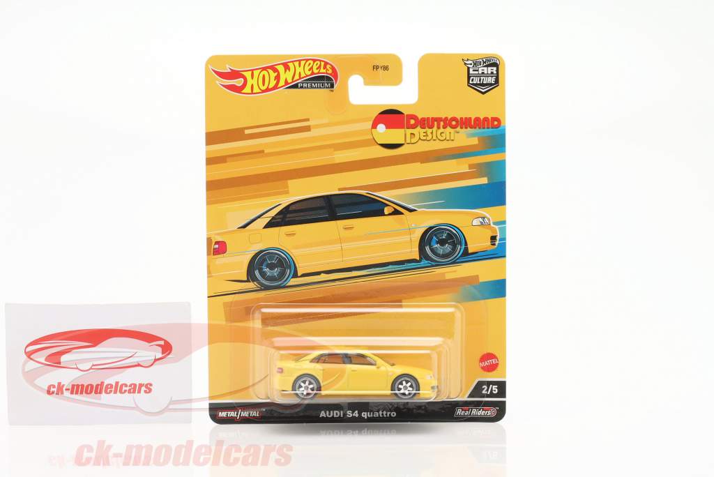 Audi S4 (B5) Limousine amarillo 1:64 HotWheels
