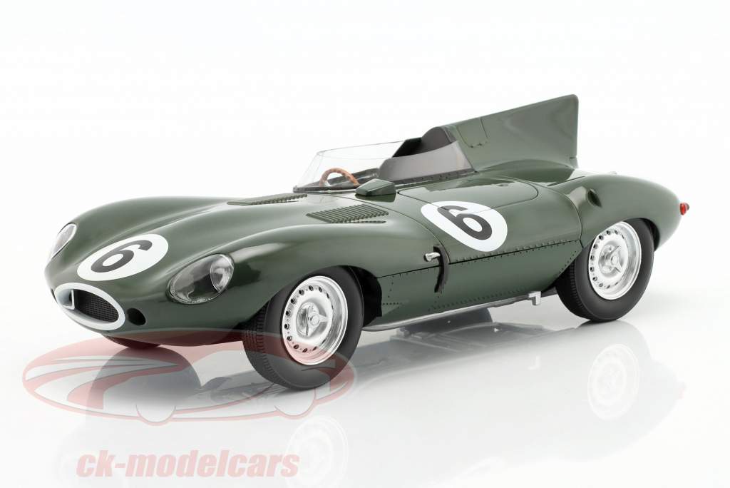 Jaguar D-Type #6 gagnant 24h LeMans 1955 Mike Hawthorn, Ivor Bueb 1:18 CMR