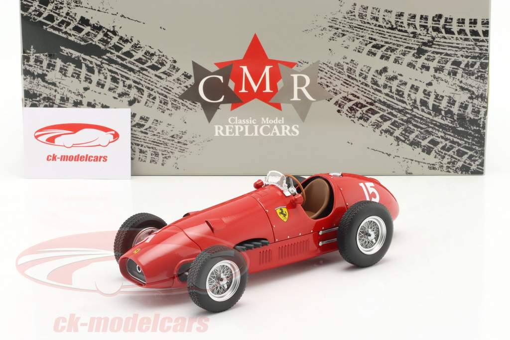 A. Ascari Ferrari 500 F2 #15 勝者 英国の GP F1 世界チャンピオン 1952 1:18 CMR