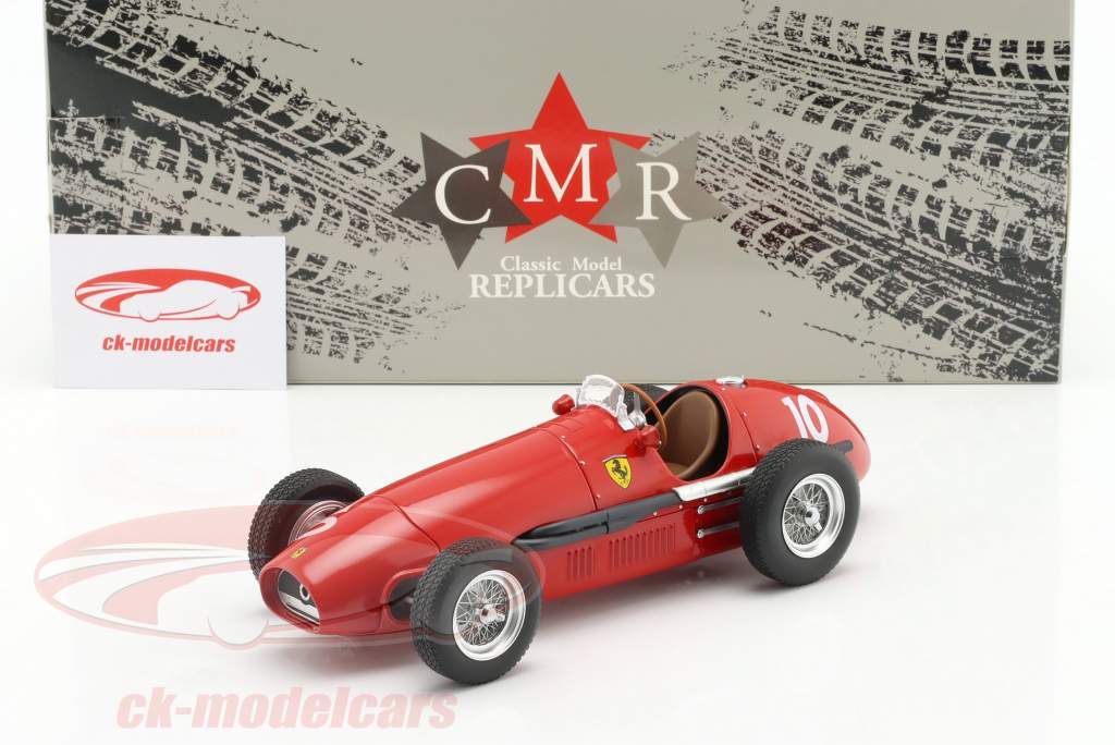 A. Ascari Ferrari 500 F2 #10 gagnant Argentine GP F1 Champion du monde 1953 1:18 CMR