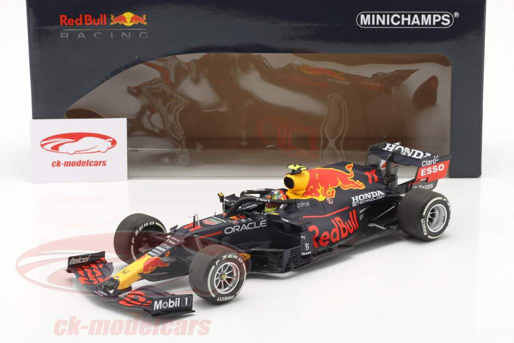 S. Perez Red Bull Racing RB16B #11 3rd France GP F1 2021 1:18 Minichamps