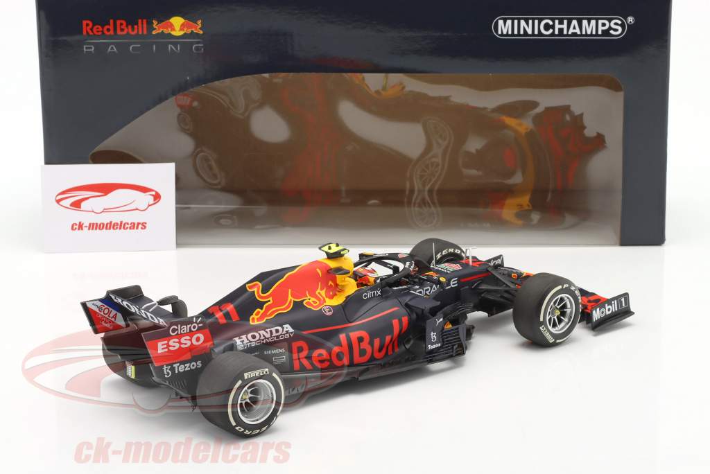 S. Perez Red Bull Racing RB16B #11 3rd France GP F1 2021 1:18 Minichamps