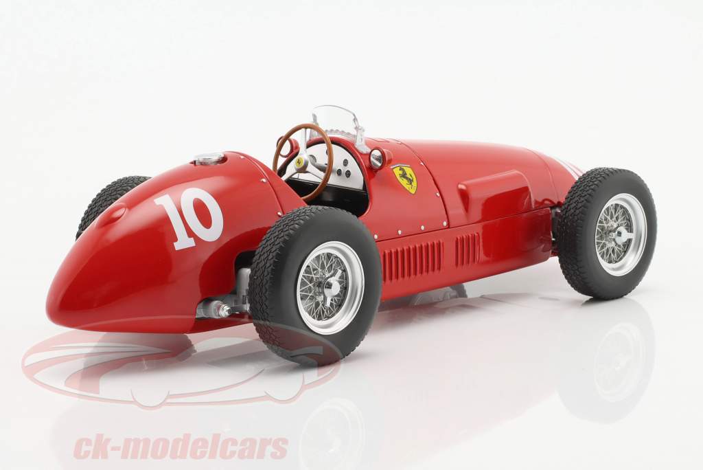 A. Ascari Ferrari 500 F2 #10 ganador Argentina GP F1 Campeón mundial 1953 1:18 CMR
