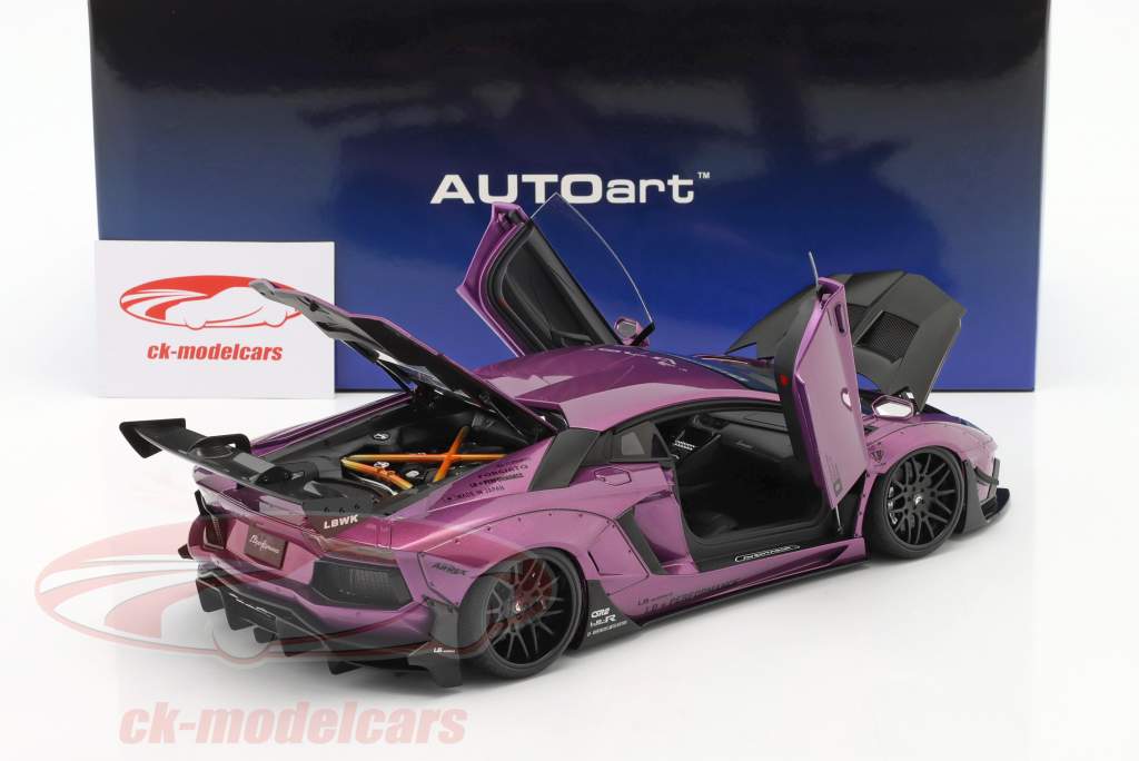 LB-Works Lamborghini Aventador Limited Edition violett metallic 1:18 AUTOart
