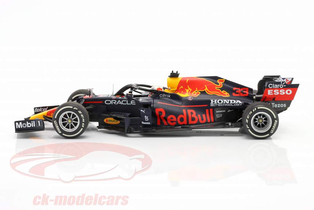 M. Verstappen Red Bull RB16B #33 winner France GP F1 World Champion 2021 1:18 Minichamps
