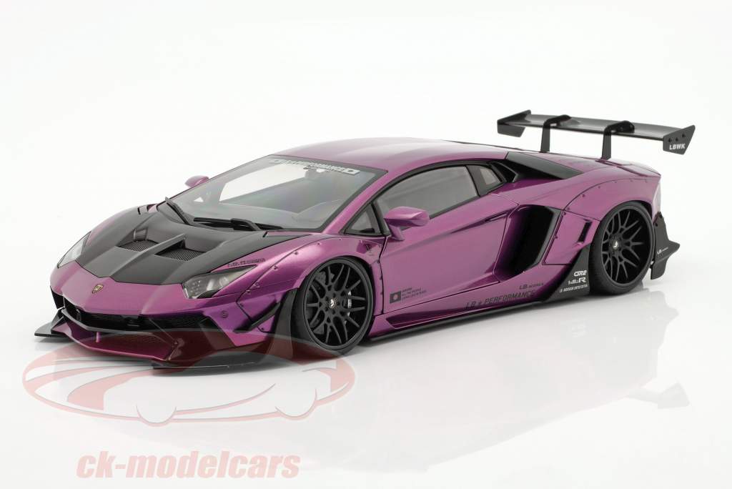 LB-Works Lamborghini Aventador Limited Edition violet metallisk 1:18 AUTOart