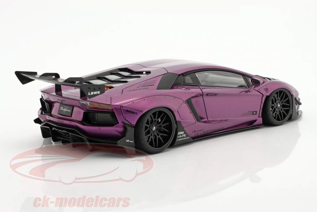 LB-Works Lamborghini Aventador Limited Edition Виолетта металлический 1:18 AUTOart