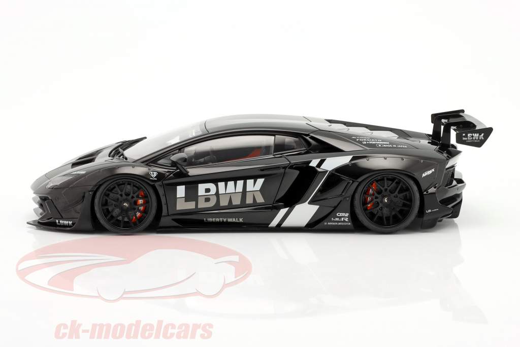 LB-Works Lamborghini Aventador Limited Edition LBWK Livery negro 1:18 AUTOart
