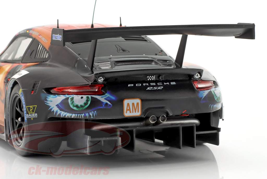 Porsche 911 RSR #56 vincitori LMGTE AM 24h LeMans 2019 Team Project 1 1:18 Ixo