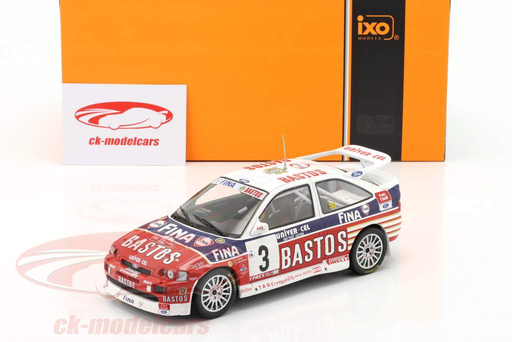 Ford Escort RS Cosworth #3 24h Ypres Rallye 1995 Snijers, Colebunders 1:24 Ixo
