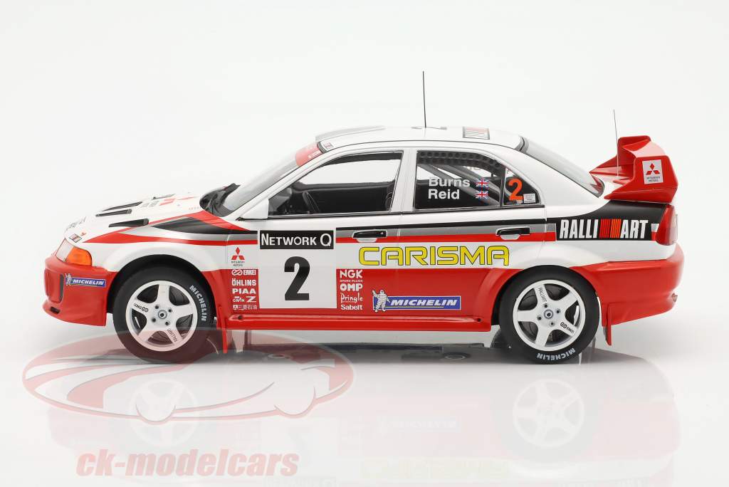 Mitsubishi Lancer RS Evolution V #2 vinder RAC Rally 1998 Burns, Reid Ixo 1:18