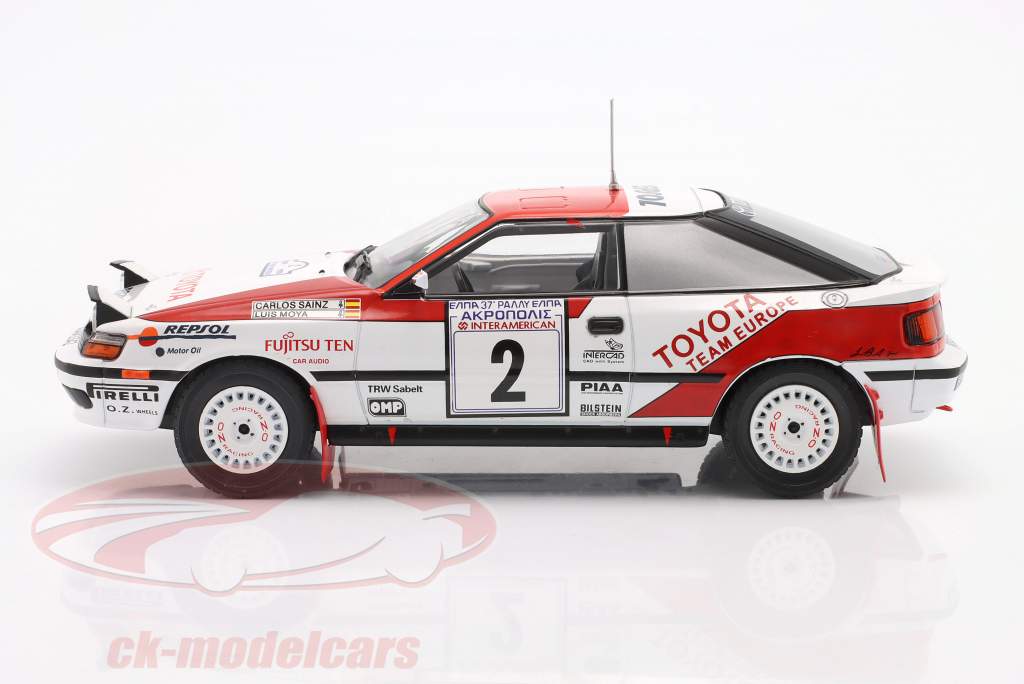 Toyota Celica GT 4 #2 ganador Rallye Acropolis 1990 C. Sainz, L. Moya 1:24 Ixo