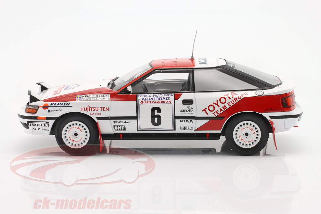 Toyota Celica GT 4 #6 Rallye Acropolis 1990 M. Ericsson, C. Billstam 1:24 Ixo