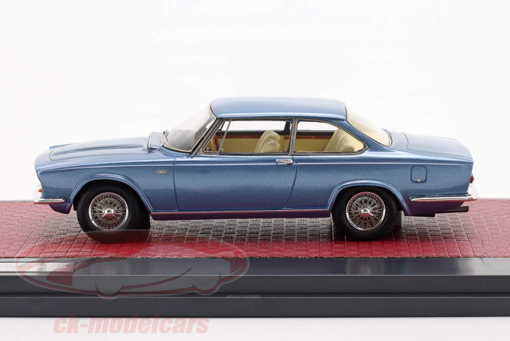Jaguar S-Type Frua year 1966 blue metallic 1:43 Matrix
