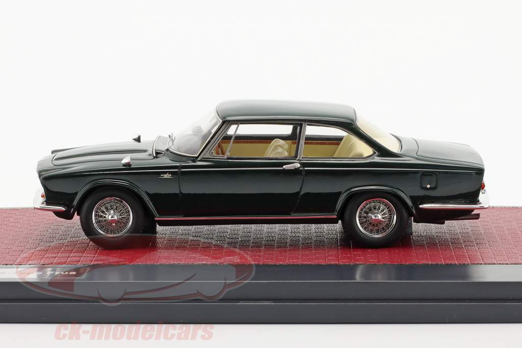Jaguar S-Type Frua Baujahr 1966 dunkelgrün metallic 1:43 Matrix