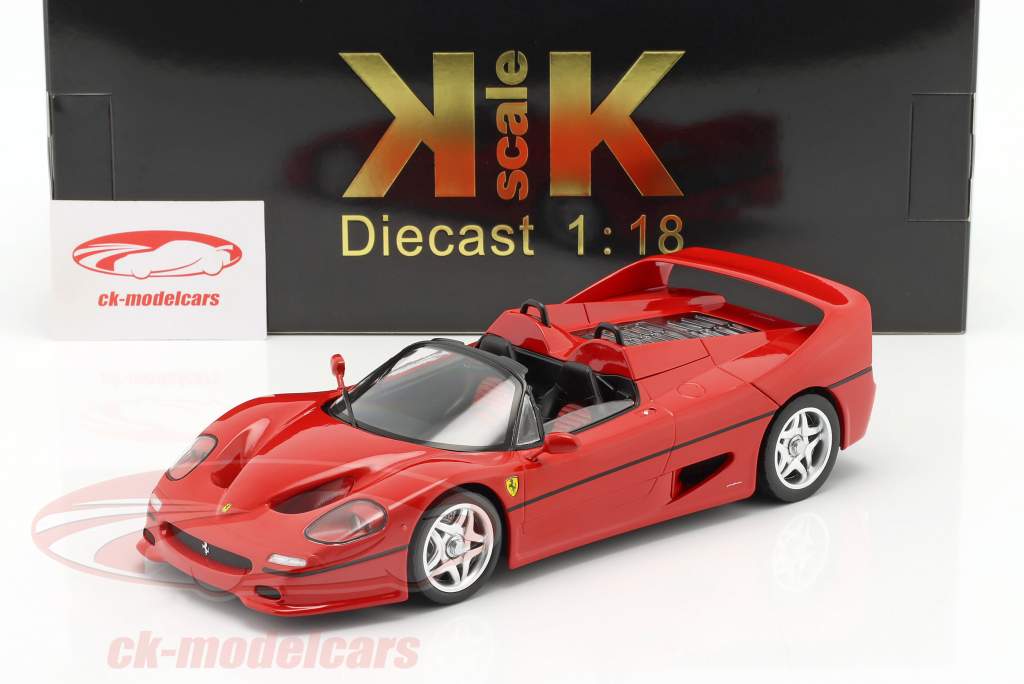 Ferrari F50 cabriolet Byggeår 1995 rød 1:18 KK-Scale